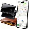 Hendari Air Tag Card Wallet Tracker 2 Pezzo, Ricaricabile Trova Oggetti Portafoglio, Smart Tag Compatibile con Apple Dov'è (Solo iOS), Bluetooth Localizzatore per Portafoglio/Valigia/Borse, IP68 Impermeabile