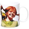 Logoshirt® Pippi Calzelunghe I Signor Nilsson I Tazza da caffè in porcellana, 300 ml I Lavabile in lavastoviglie I In confezione regalo colorata I Design originale su licenza