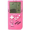 CZT nuova console di gioco in mattoni a grande schermo 9999 in 1 serbatoio / corsa / tiro / colpisci la talpa / gioco tascabile puzzle per il tempo libero difficoltà e velocità regolabili (Rosa)