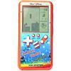 CZT Nuovo colore shell grande schermo retro mattone console di gioco corpo piccolo grande schermo 23 giochi integrati alimentati da 2 batterie AA (non incluse) viaggio all'aperto al coperto (Arancia)