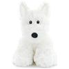 WEIGEDU West Highland White Terrier cucciolo di cane Westie bianco, peluche per bambini, bambine, bambini, regalo di compleanno per la buonanotte, 30.5cm