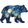 Jigfoxy Puzzle in legno per adulti, puzzle in legno portatile per adulti, puzzle in legno, giocattolo educativo unico a forma di animale per gli amici della famiglia L-36,5 * 24,2 cm - 200 pezzi