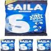 Saila Jelly - Confetti Liquirizia Italiana, Croccanti Fuori e Morbidi Dentro, Senza Glutine - 75 gr (Confezione da 4)