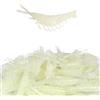 XIANGJIEU 50 Pezzi Gamberetti Esca Morbida Silicone Esche Artificiali in Silicone Gamberetto Gamberetto finto in Fluorescente per Trota Acqua Salata Acqua Dolce