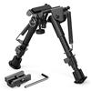 GYDEHUTJ Regolabile 6-9 Pollici Fucile Bipiede Telescopico Pendolo Testa Staffa Supporto Telaio 20mm Staffa Treppiede Accessori Refitting con Adattatore