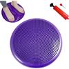 Kiuiom Cuscino Propriocettivo in PVC,Gonfiabile per Equilibrio Comprensivo di Pompa,Cuscino Equilibrio Gonfiabile per Yoga,Fitness,Pilates,Sport Esercizio Fisico,Allenamento,Diametro 33.5 cm