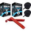 Baldwins coppia Brompton 16 x 1.35 camera d' aria per bici 40 mm valvola Schrader/auto/auto