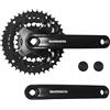 Shimano Tourney FC-TY301 - Set manovella per bicicletta quadrata, 42-34-24 denti, per 3 x 6/7/8, 170 mm