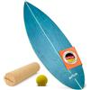 DH FitLife Balance Board in Legno Massello | Tavola da Surf Indoor con Forma Rocker | Tavola da Equilibrio Oscillante per Adulti | Divertimento e Allenamento a Casa