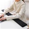 Dahoon Holly Supporto per scrivania a L, set da 2 pezzi, supporto per palmo, polso, avambraccio e gomito per il bordo del tavolo o della scrivania, antiscivolo, imbottitura in memory foam (44*10cm)