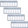 Juvale Calendario settimanale cancellabile a secco, calendario magnetico per frigorifero, planner settimanale cancellabile a secco, decorazione da scrivania e accessori da scrivania da ufficio, 28 x