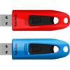 Sandisk Pen drive 32GB SanDisk Ultra Usb3.0 2pz [SDCZ48-032G-G462]