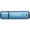 Kingston Pen Drive 16GB Kingston IronKey vault privacy 50 Usb 3.0 Azzurro/Nero [IKVP50/16GB]
