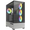 Sharkoon Case Sharkoon AK7 ARGB Midi-Tower ATX Nero [AK7 ARGB BLACK]