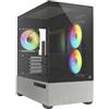 Sharkoon Case Sharkoon MK7 ARGB Mini-Tower microATX Nero [MK7 ARGB BLACK]