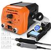 Preciva Kit Pirografia Legno,Preciva 40W 250-750℃ pirografo per legno professionale regolabile macchina pirografia Penna con 20pcs filo di saldatura,per legno,pelle e sughero (2)