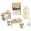 Le Toy Van - ME059 - Cucina per casa delle bambole, 3 anni, gioco educativo, Set mobili di legno 20 pezzi, giocattoli ecologici, Montessori, include arredi e accessori