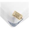 SoNiT home decor SONIT - Coprimaterasso Singolo in Cotone con Cerniera 90x190x25 cm - Antiacaro, Anallergico e Traspirante