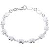 Bling Jewelry Zoo Animali Caravan Stazione Fortunata Bracciale Elefante Multi Charm Strand Per Donne Adolescenti Forte .925 Argento 7.5 Pollici