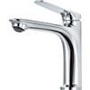 ARCORA Rubinetto da Bagno, 18,5cm Miscelatore Monocomando, con Aeratore Rimovibile, Cartuccia in Ceramica, Regolabile Tra Acqua Calda e Fredda, per Lavandini Bagno, Cromo