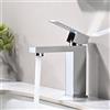 BuntHaus Rubinetto Lavabo Monoleva Cromo Miscelatore Monocomando per Bagno con Altezza del Beccuccio di 110 MM con Aeratore Anticalcare e Cartuccia Ceramica, Design Moderno, Senza Piombo
