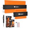 Saker Set di calibri per contorni, 25 + 12 cm, regalo di Natale per papà, uomini, artigiani, penne in legno, strumenti di misurazione e marcatura precisi per fai da te, falegnameria e lavori di