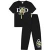 Star Wars, Set di pigiama lungo da uomo Yoda Best Dad, Nero , XXL
