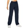 Jessie Kidden, pantaloni elasticizzati da donna, leggeri, ad asciugatura rapida, con zip, UPF 50 da passeggio, con cerniera, colore: grigio