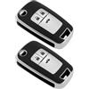 VGOL 2X Cover Per Chiave Pieghevole A 3 Pulsanti 2 Pezzi Compatibile Con Chevrolet Camaro 2009-2005 E Compatibile Con Opel Astra J 2009-2015.