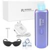 ACWOO Epilatore Luce Pulsata IPL, Dispositivi di Depilazione con Ghiaccio Funzioni 9 Livelli di Energia, 3 Funzioni Avanzate HR/SC/RA, 999,999 Flash, Depilazione Definitiva Indolore per Corpo, Ascelle