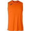Joma Maglia Sans Manches Basket Combi, Unisex - Adulto, Uniquenumber, Arancione, 6XS-5XS