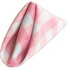 LA Linen Confezione da 10 tovaglioli a quadretti, 18 x 45,7 cm