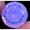 Naturale Viola-Rosa Welo Opale 22.20 KT Rotondo Certificato Non Scaldato Loose