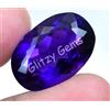 25.20 CT Naturale Perfetto Ametista Viola Ovale Certificato Raro Loose Gemma