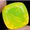 Naturale Neon Giallo Opale 60.55 Cuscino CT Certificato Non Trattato Loose Gemma