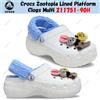 Crocs Zoccoli con plateau foderati Crocs Zootopia Multi 211751-90H taglia unisex