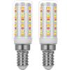 I-SHUNFA Lampadina LED WI-FI Smart E14 RGB, 4W, 400LM AC 230V, cambio colore con sincronizzazione musicale, 16 milioni di colori fai da te, multicolore dimmerabile, (2 pezzi* Trasparente)
