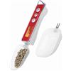 Garosa Bilancia Digitale Cucina 0.05g-500g con Display LCD, Bilancia Elettronica per Spezie Alimenti e Ingredienti, Unità di Peso Multiple, Funzione Tara (Rosso)