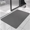 SOLIC Tappetino da Bagno Assorbenti, Tappeto Bagno Antiscivolo, Antiscivolo Lavabile Morbido in Microfibra Tappeto da ad Asciugatura Rapida Tappetino per Doccia e Ingresso (Grigio Scuro, 60x120cm)