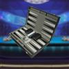 Pieghevole Scacchiera Backgammon Board Game Set Da Viaggio Bordo per Adulti