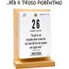 IL CALENDARIO TOP Il calendario DEL TIFOSO FIORENTINO 2026| Un anno di Emozioni Ricordi e Aneddoti | Con Sostegno in Legno | In Confezione Regalo | cm 10x14 | Made in Italy