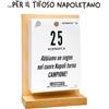 IL CALENDARIO TOP Il calendario DEL TIFOSO NAPOLETANO 2026| Un anno di Emozioni Ricordi e Aneddoti | Con Sostegno in Legno | In Confezione Regalo | cm 10x14 | Made in Italy