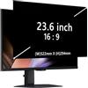 RanBluu 23.6 Pollici Filtro Privacy Premium, Filtro Privacy Premium & Filtro Anti Luce Blu, Rimovibile Pellicola de Protezione per Filtro Monitor/Laptop Computer (23.6 pollici 16:9)
