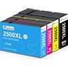 SavFinto 2500XL Cartucce di ricambio per Canon PGI-2500XL Cartucce d'inchiostro compatibili per Maxify MB5000 MB5050 MB5100 MB5150 MB5155 MB5300 MB5350 MB5400 MB5450 MB5455 iB4050 iB4150