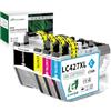 Greenjob LC427XL Cartucce Compatibili per Brother LC427 LC-427XL LC-427XLVAL Value Pack per Brother MFC-J5955DW MFC-J6955DW HL-J6010DW MFC-J6957DW MFC-J6959DW (1 Nero, 1 Ciano, 1 Magenta, 1 Giallo)
