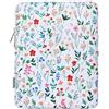 Dadanism 9-11 Custodia Protettiva Sacchetto per iPad (A16) 11, iPad Air 11 M4/M3, iPad Pro 11 M5/M4, iPad 10a Gen 10,9, iPad 9/8/7a Gen 10,2, Galaxy Tab A11+ 11, Tab M11 11, Fiori