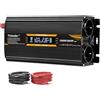 Yinleader Convertitore 12v 220v 1500W /3000W convertitore di tensione con display LCD USB