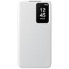 Samsung Smart View Wallet Case custodia a portafoglio con finestra di visione notifiche per Galaxy S24, White