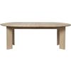 Ferm Living - Tavolo rotondo Bevel - Legno naturale - Faggio massello