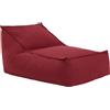 NOBODINOZ - Pouf Lucky - Rosso - Polistirolo espanso